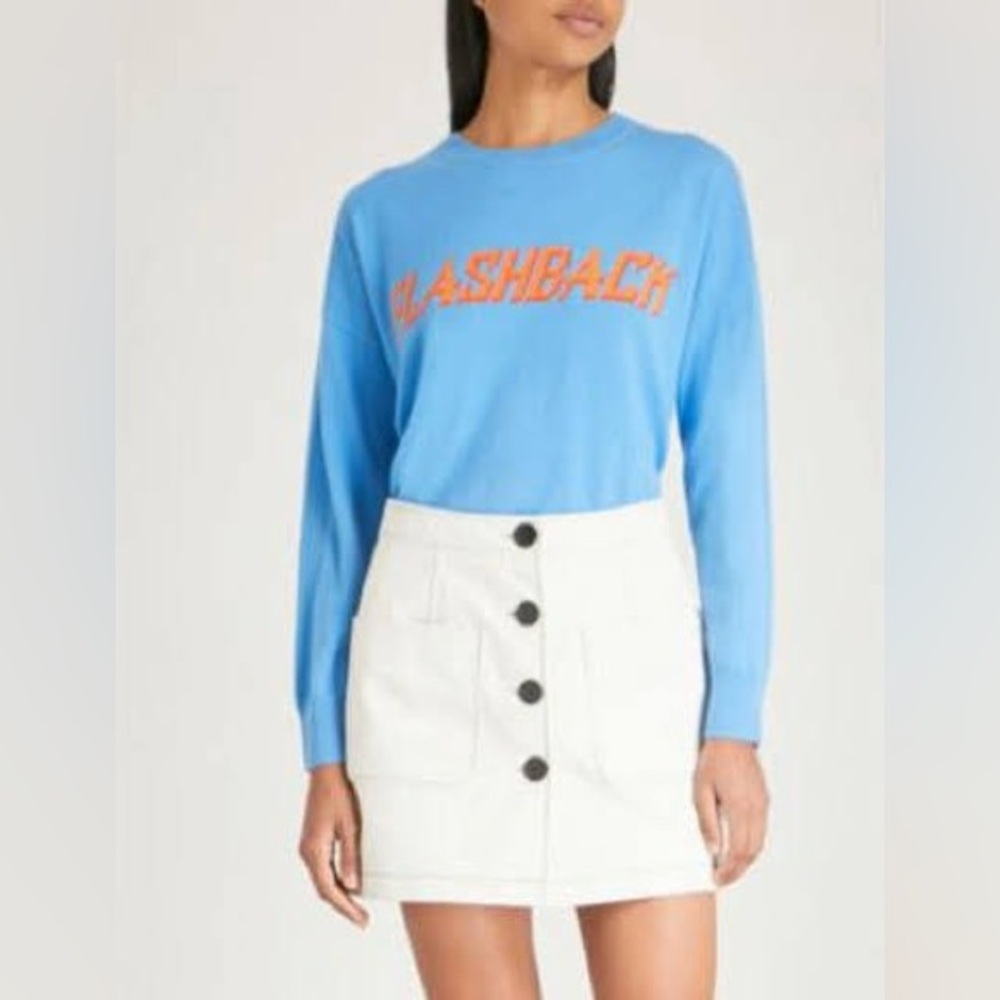 Sandro Flashback Wool and Cashmere Sweater